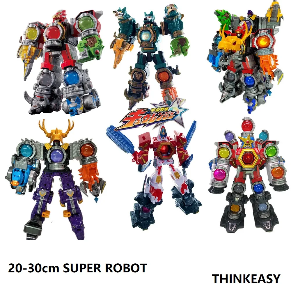 UCHU SENTAI KYURANGER посылка трансформация роботы автомобили и основные игрушки фигурки