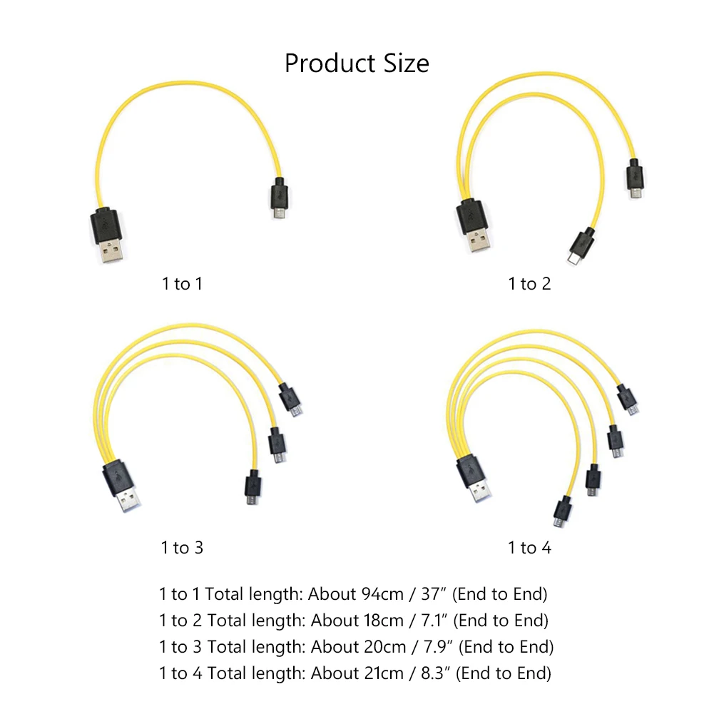 5 В/2 а USB 2,0-Micro USB AA AAA зарядный кабель Micro USB разделительный шнур для samsung huawei Google телефонов планшетов