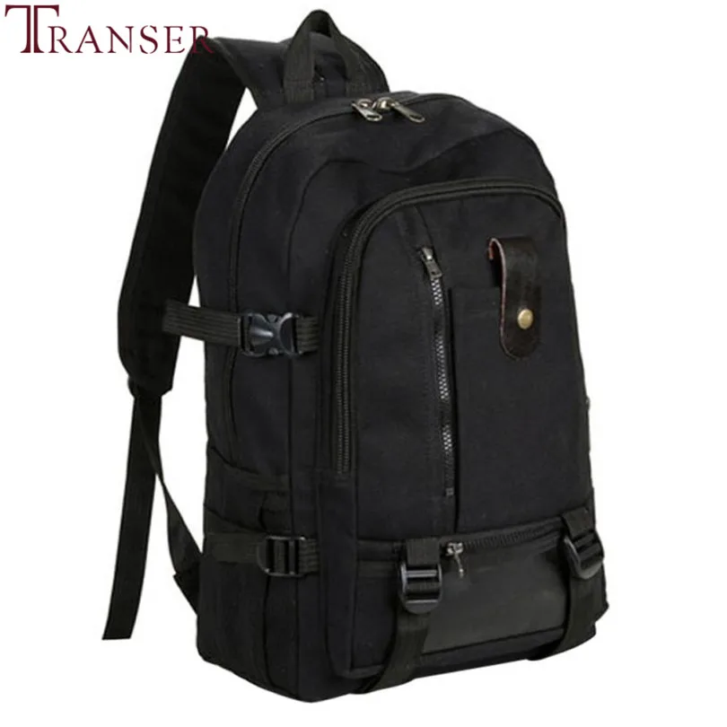 

Transer Men Travel Backpack Medium Size Army Color Vintage Design Duffle Back Pack Casual Canvas Backpacks For Man Or Women A1&