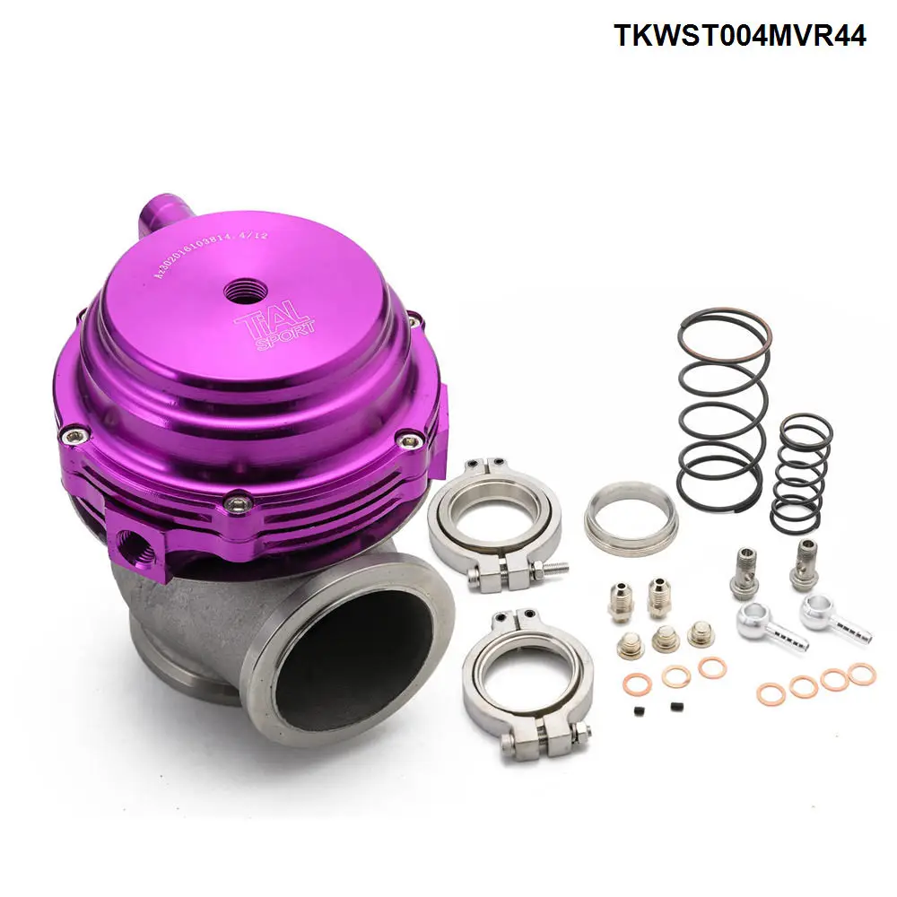MVR 44 мм V Band внешний мусорный отсек Комплект 24PSI Turbo мусорный отсек с v-полосным фланцем TKWST004MVR44 - Цвет: Фиолетовый