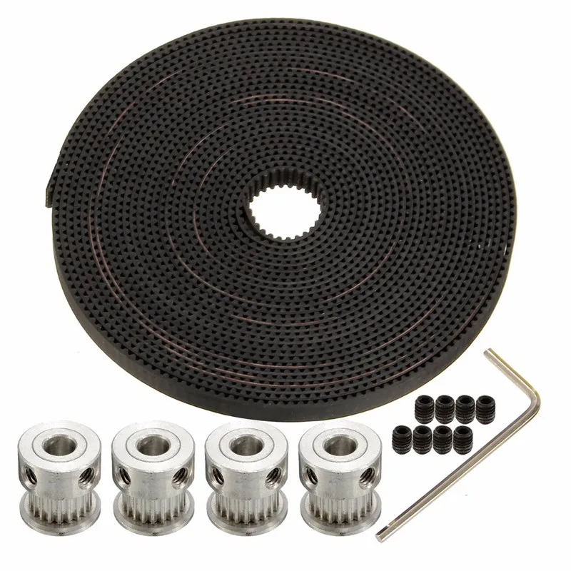 

DANIU GT2 Aluminium Timing Pulley M4 Screw 5M Belt 20 Teeth With 1pc Wrench For CNC 3D Printer