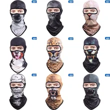 3D кошка собака животное Балаклава Велосипед Сноуборд вечерние Skullies Beanie ШЛЕМ ЛАЙНЕР зимняя вязаная шапка Полный лица маска для женщин и мужчин