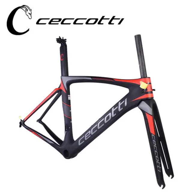 Top 2018 carbon road frame T1000 new arrive Ceccotti brand carbon racing bike frame with bike parts 2