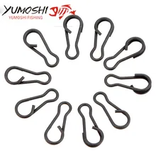 YUMOSHI 100 шт./компл. ловли карпа Быстрый переход быструю связь клип оснастки контактный разъем рыболовные снасти рыболовные принадлежности