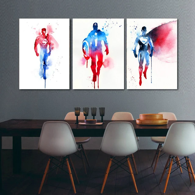 3 pieces spray painting