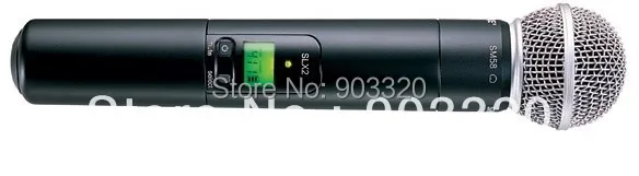 

High Quality UHF SLX24SM58 SLX24 Professional Handheld Wireless Microphone Sound System 800-820Mhz Receiver