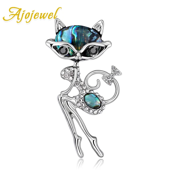 Модное ajojewel, голубая раковина, король кошек, брошь, булавки для женщин, мужчин, костюм, воротник, насекомые, аксессуары, ювелирные изделия для женщин и детей - Окраска металла: AL350