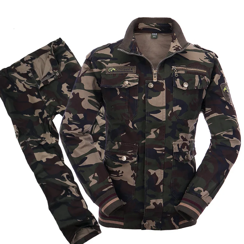 

Military Uniform Tactical Camouflage Suits Army Combat Jacket Cargo Pant Uniforme Militar Tactical CS Softair Mens Work Clothes