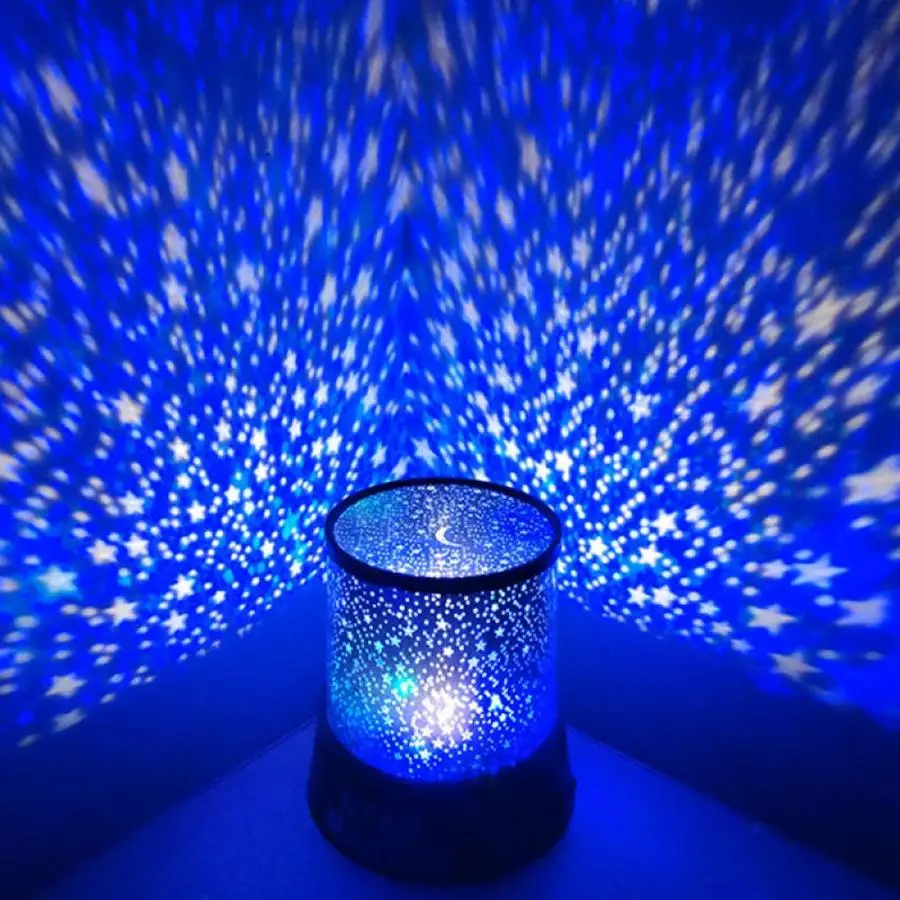 

LED Lamp Plastic Starry Sky Star Night Light LED Projection Decoration Lamp for Bedroom Christmas Gift
