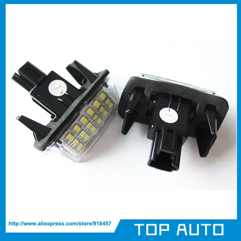 

2Pcs Error Free White 18SMD LED Number License Plate Light for TOYOTA Yaris Camry