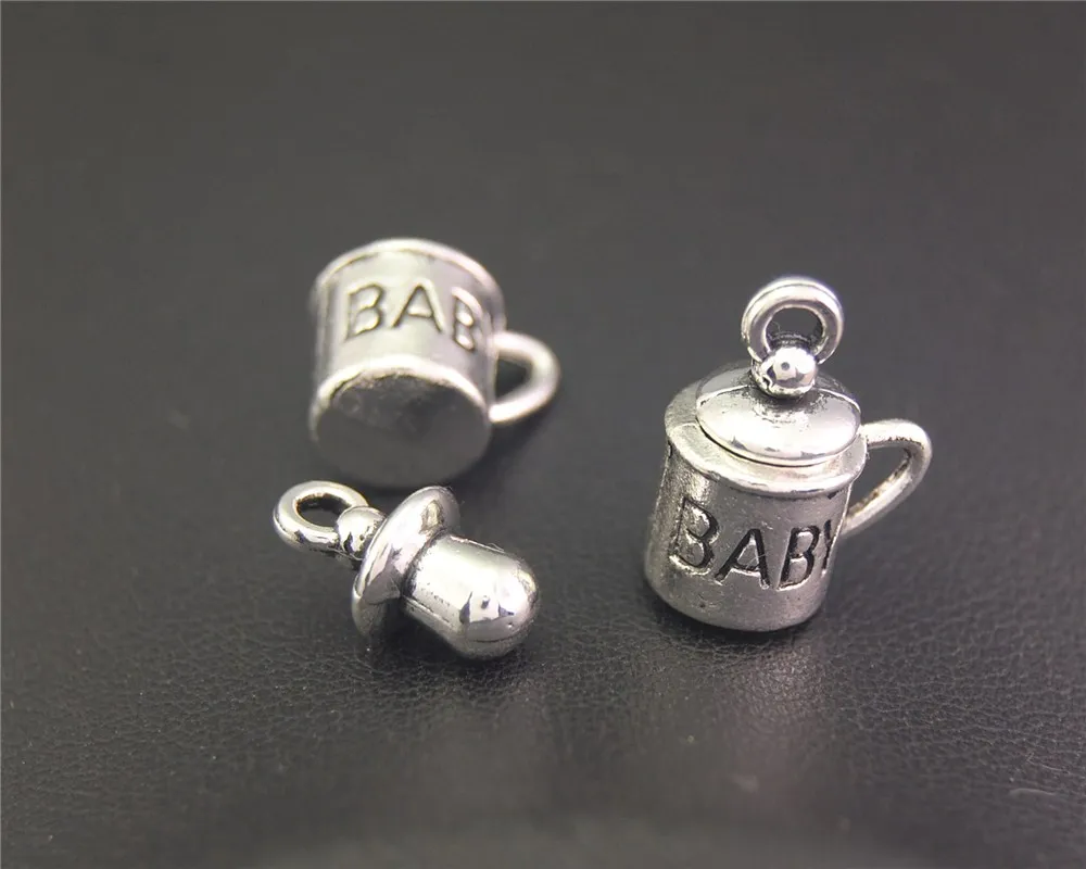 20 шт. детский браслет с подвеской в виде чашки для соски|cup charm|charms jewelry makingjewelry making
