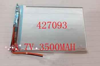 

[L232] 3.7V,3500mAH,[427093] PLIB (polymer lithium ion battery / TCL) Li-ion battery for tablet pc,mp4,cell phone,speaker;Q8,Q88