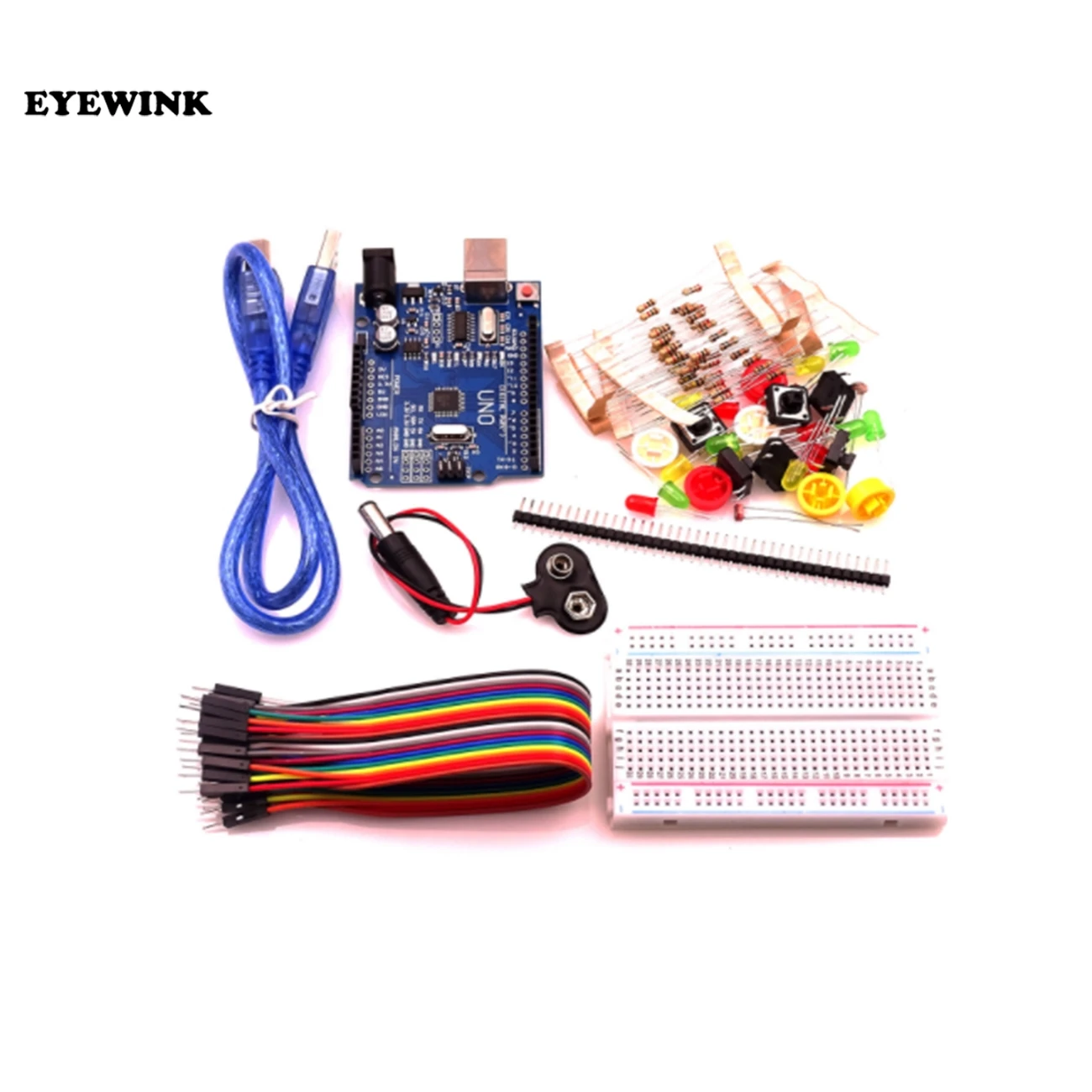 Новый Стартовый Комплект UNO R3 для arduino мини макетная плата светодиодный джемпер с