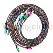 2 м 6 футов 3 м 10 футов Micro V8 5pin плетеный нейлоновый тканевый usb кабель для зарядки и передачи данных Аксессуары пряди для samsung s6 s7 для htc