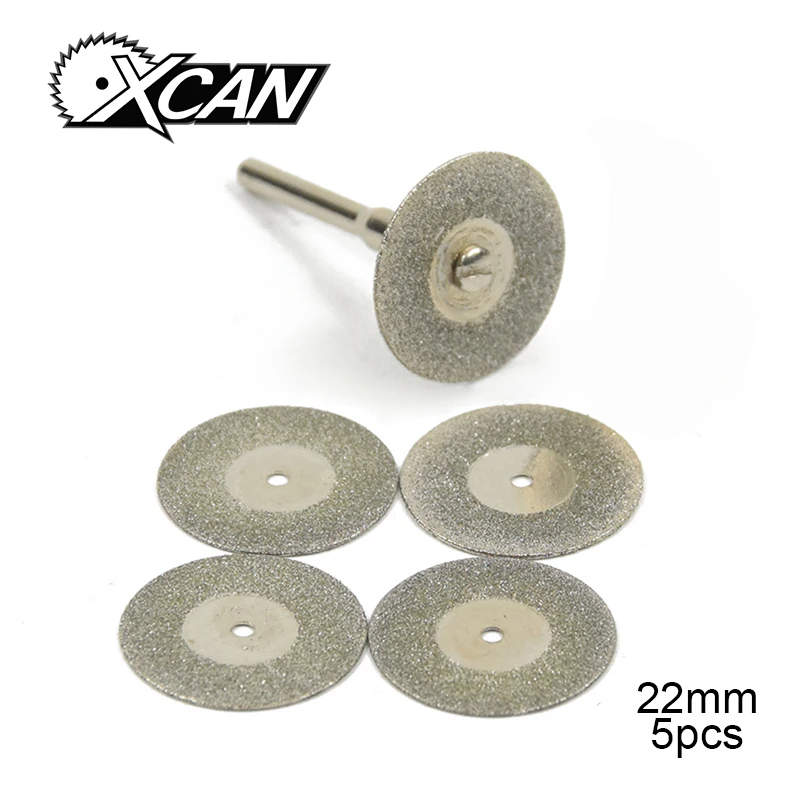 

5 Piece Diameter 22mm Mini Cutting Disc Diamond Wheel Cutter Circular Saw Blade Rotary Tool