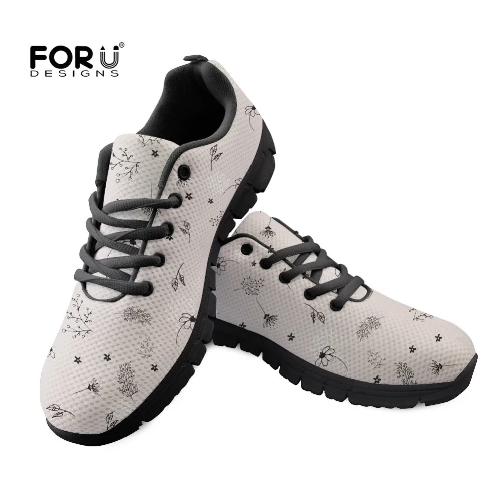 

FORUDESIGNS Harajuku Breathable Flat Shoes Women Summer Ladies Casual Shoes Lightweight White Soft Sneakers Woman Zapatos Mujer