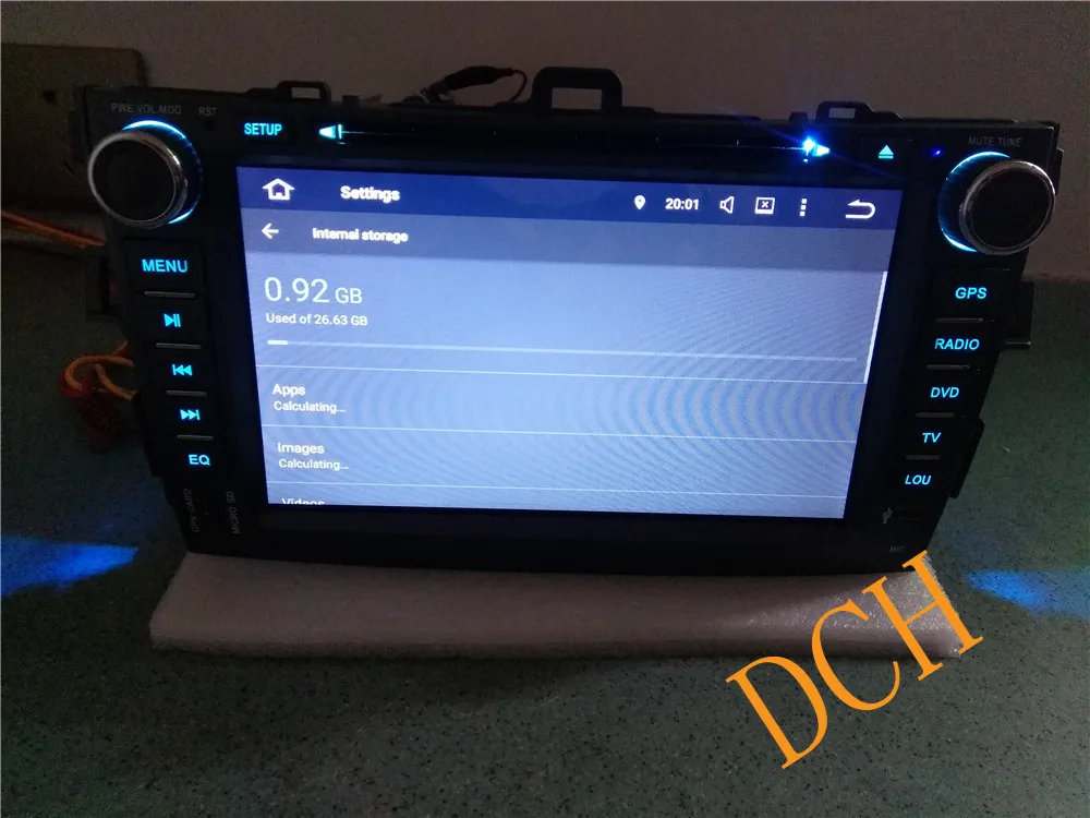 Top 8" 2 Din Octa Core 4GB RAM 32GB Android 8.0 7.1 6.0 Car DVD GPS For Toyota Corolla 2007 2008 2009 2010 2011 11