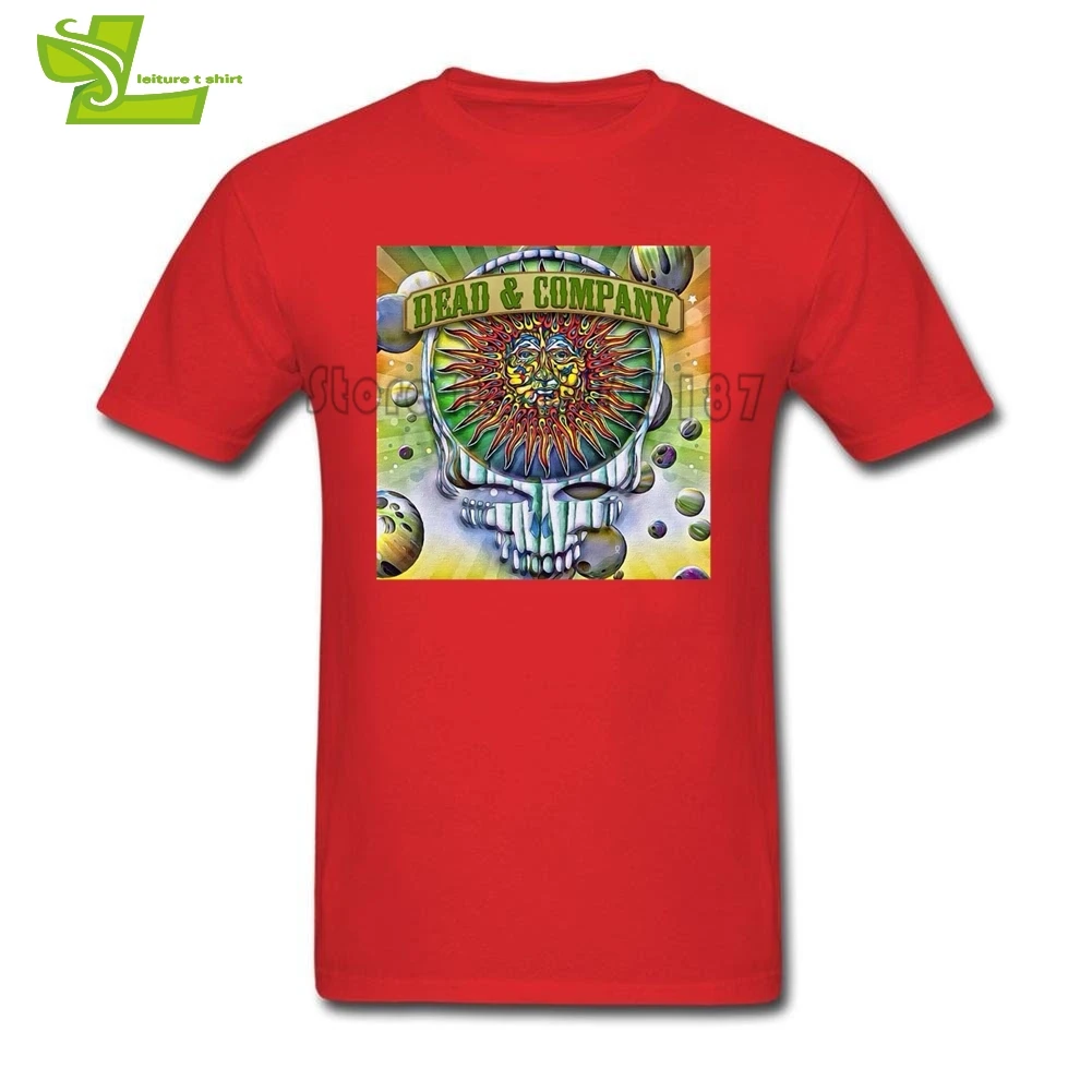 Футболка мужская с надписью Dead and Company популярная тренировочная тенниска grateful dead