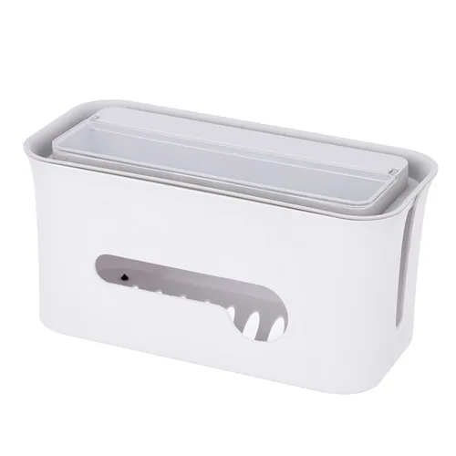2019 Electronic Accessories Wire Line Collection Power Strip Cable Organizer Box Winder Container Manager Storage Case Holder