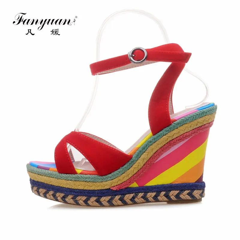 casual summer wedges