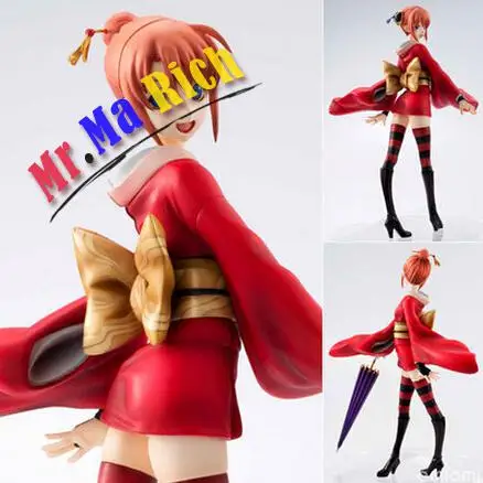New Hot 19 Cm Gintama Kagura Leader Action Figure Giocattoli Collection Bambola Giocattolo Di Natale Con La Scatola | Игрушки и хобби