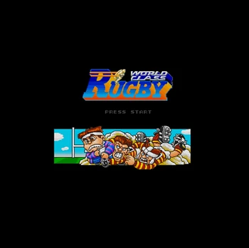 

World Class Rugby NTSC Version 16 Bit 46 Pin Big Gray Game Card For USA Game Players