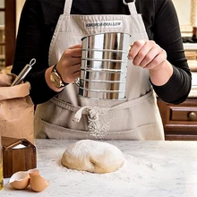 Инструменты для выпечки ручная кривошипная мука для обледенения сахарного сито из нержавеющей Стали Просеиватель сито для муки 3 чашки 5 чашек сито для муки