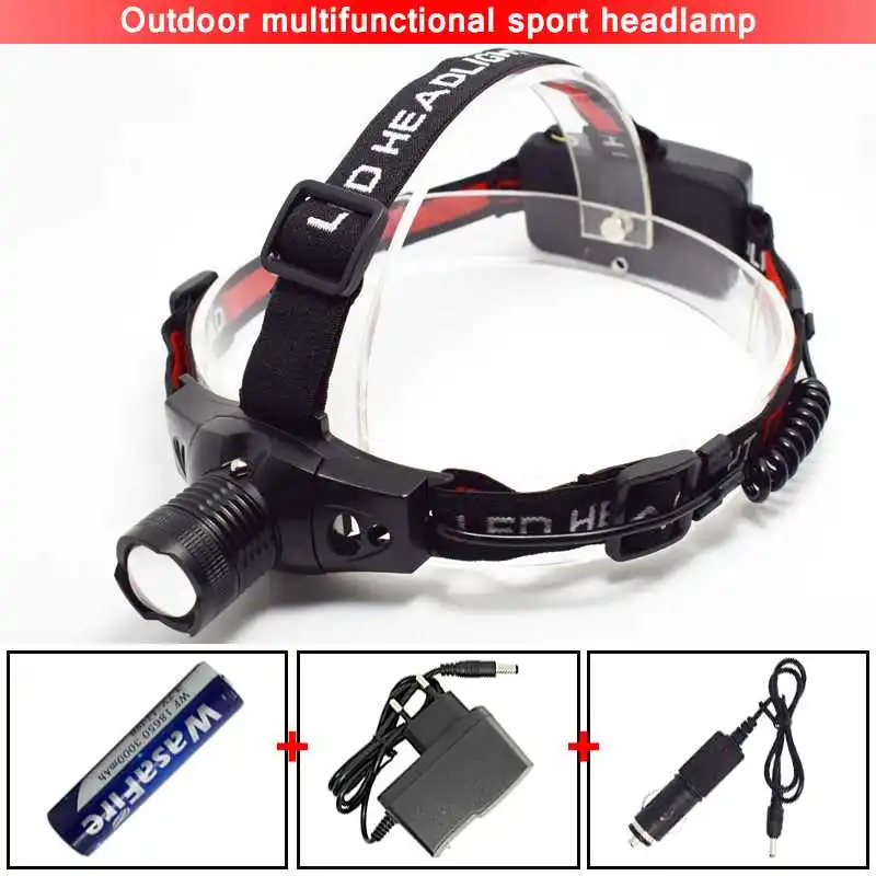Налобный фонарь высокой мощности светодиодный налобный для охоты 18650|head lamp|headlamp