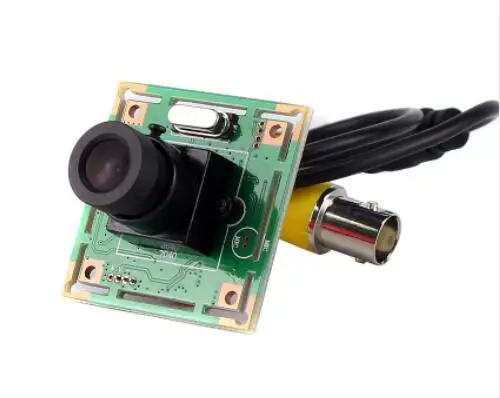

1/4 CMOS7040+IRCUT 800tvl color hd boardmini cctv camera with 2.8 3.6mm lens with lens mount with cable Monitoring camera module