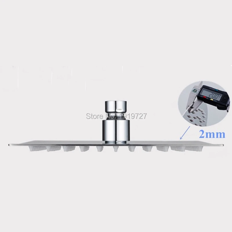 Акция, высокое качество, смеситель для ванной комнаты, аксессуары, ультра-тонкая нержавеющая сталь, дождевая душевая головка для Дождевого душа
