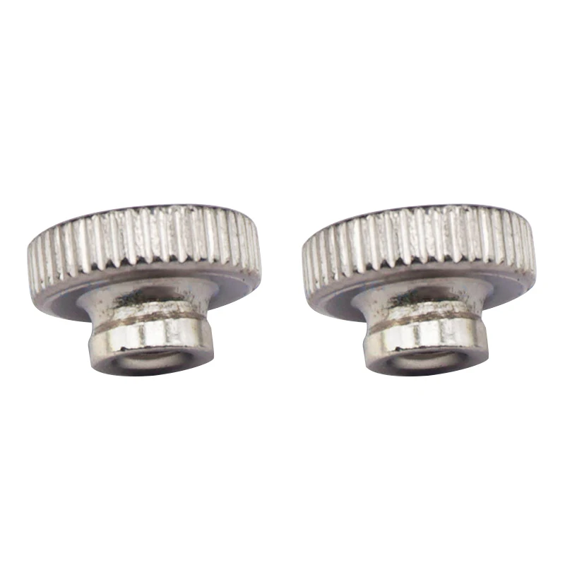 Vaorwne Knurled Thumb Nuts M3 Carbon steel Knurled Thumb Nuts 20 Pcs for 3D Printer Heated Bed
