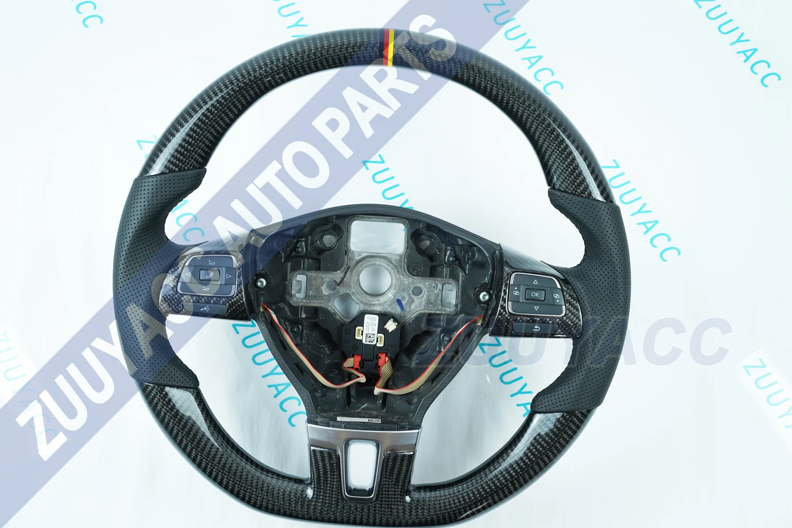 

Car Modification Carbon Fiber & Leather Steering Wheel for VW Golf MK6