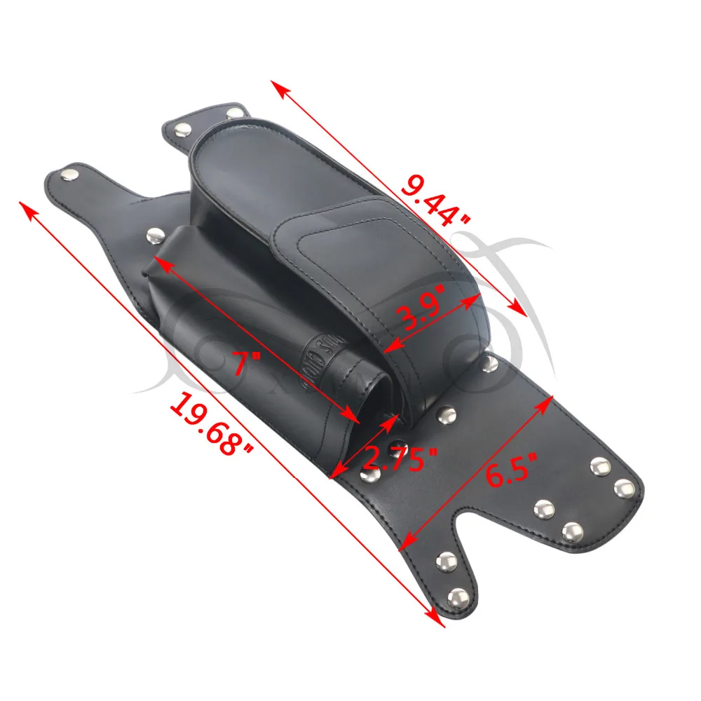 Мотоцикл левый и правый седельные воды держатель для бутылки с напитком защита седельной сумки Сумка для Harley Touring Road King Electra Glide 83-18