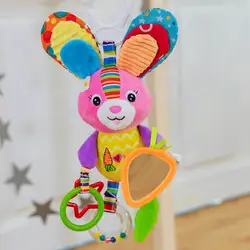 Горячая Распродажа детские плюшевые игрушки животные колокольчики кровать коляска подвесная игрушка мягкие успокаивающие куклы