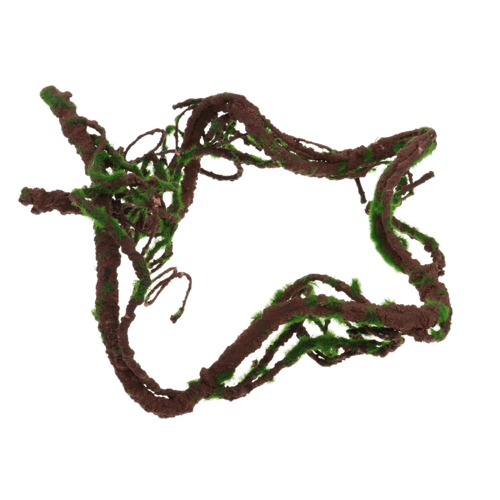 Bendable and Twistable Repitals Climbing Jungle Vine Natural Habitat Decor for Lizard Geckos