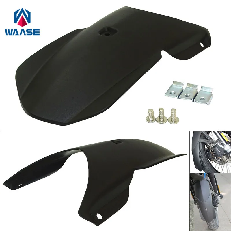 

waase Motorcycle Front Wheel Hugger Fender Mudguard Mud Extension Splash Extender For BMW F650GS 2008 2009 2010 2011 2012