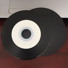 5 дисков 700MB 52X белый и черный пустой диск для печати CD-R