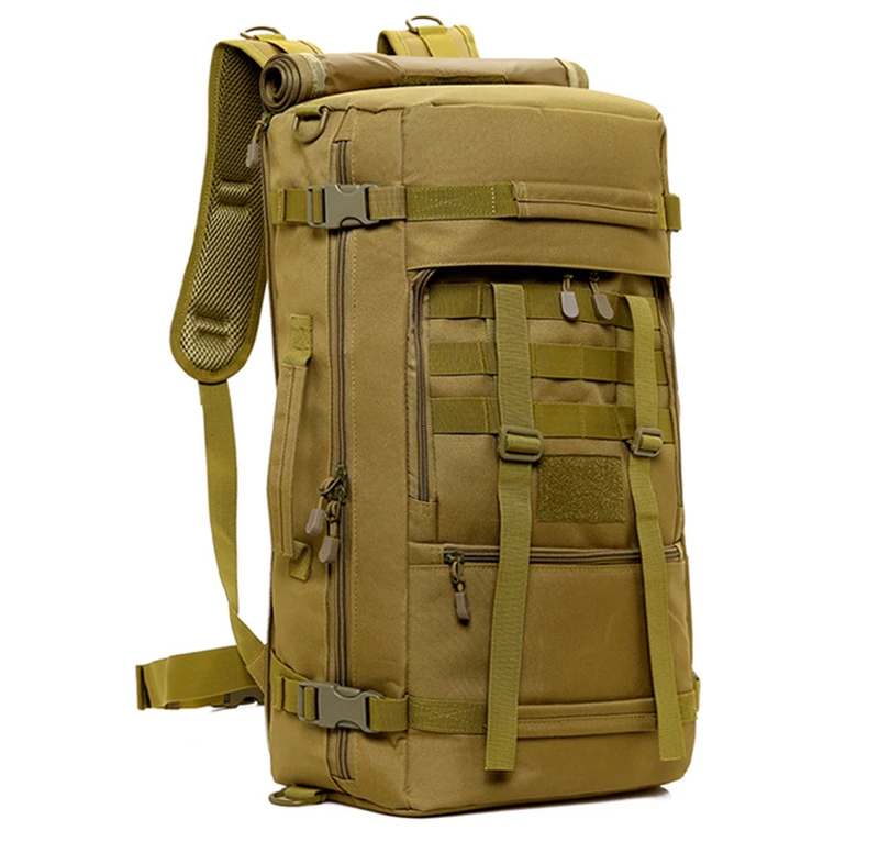 50л Военная сумка Прочный унисекс тактический рюкзак сумка на одно плечо Сумка для кемпинга пешего туризма альпинистский рюкзак спортивная армейская сумка