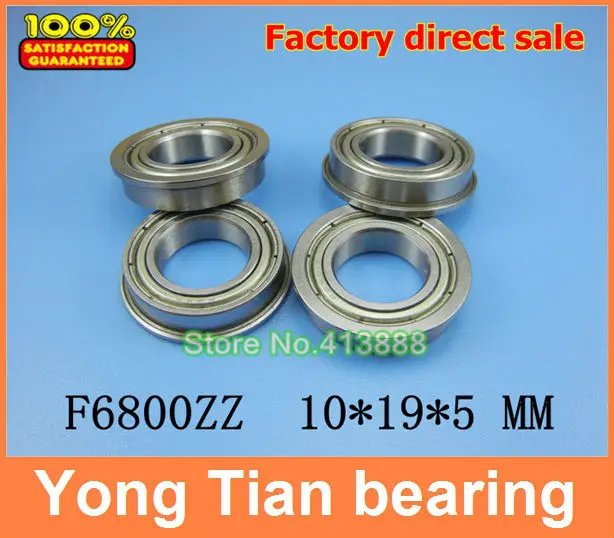 F6800 F6800-ZZ F6800ZZ F6800-2Z SF6800ZZLF-1910ZZ фланцевый фланец радиальные шарикоподшипники 10*19*21*5*1