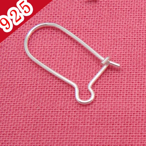 Серьги кольца из серебра 925 пробы 17*9 5 мм 50 шт./лот|925 sterling silver diy|sterling diydiy hoop |