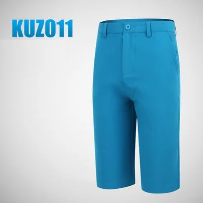 Pgm ультра-тонкий Гольф Для мужчин s шорты летние сухой подходят однотонные Для мужчин брюки дышащая теннис; бейсбол одежда для гольфа XXS-XXXL AA11851 - Цвет: light blue