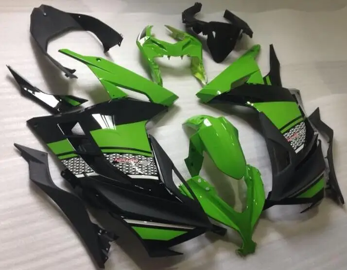 Инжекционный обтекатель антиблокировочной системы комплект подходит для kawasaki EX300 2013 Ninja300 13 14 15 EX 300 комплект кузова зеленый черный классный