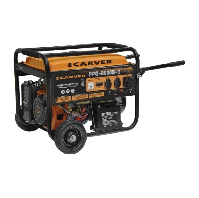 Бензиновый генератор CARVER PPG-8000E-3