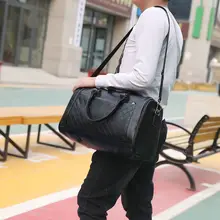 Vintage PU Leather Oversized Weekender Duffel Bag Overnight Handbag For Men Casual And Business