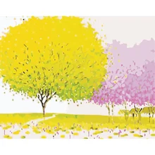 40x50 см пейзаж красочные картины маслом комплекты номеров настенные картины для художесвенный интерьер дома