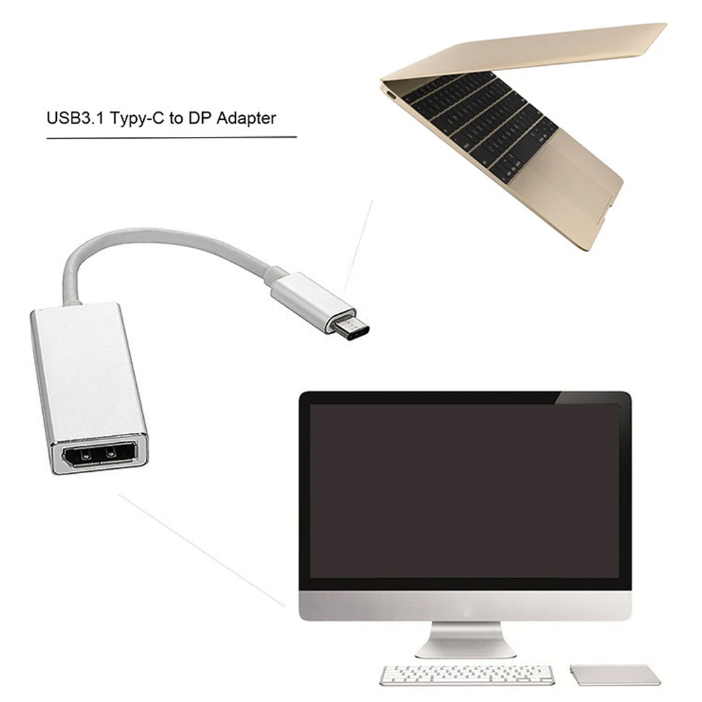 VONETS Mini USB C Type 3 1 для Displayport DP адаптер конвертер кабель Apple Macbook Mac Book|usb 3.1|usb 3.1 typeusb usb c