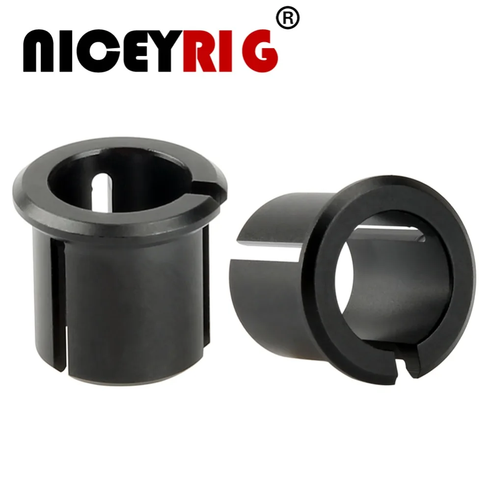 

NICEYRIG Rod Rig Accessories 19mm to 15mm Rod Clamp Adapter dslr Camera Rig Photography Quick Release Aluminum Alloy (2pcs/Pack)