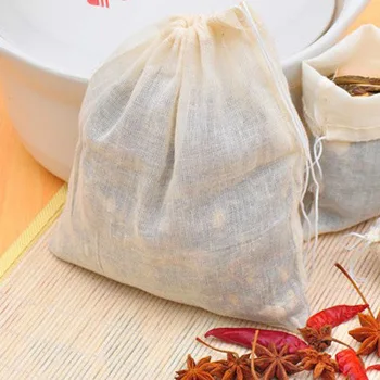 

Drawstring Medicine Residue Bag Kitchen Sachet Bag Slag Separation Cooking Soup Bag Brew Cotton Spice Bags Healthy Kitchen Tools