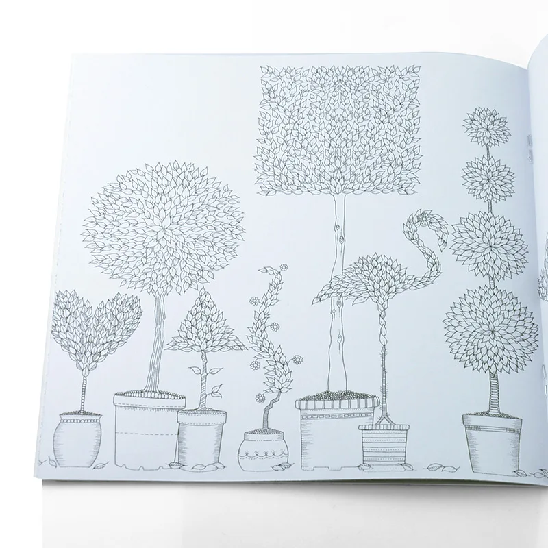1 шт. милые 24 стр. рисунок книга Secret Garden английское издание книжка-раскраска для детей взрослых снять стресс убить время картина