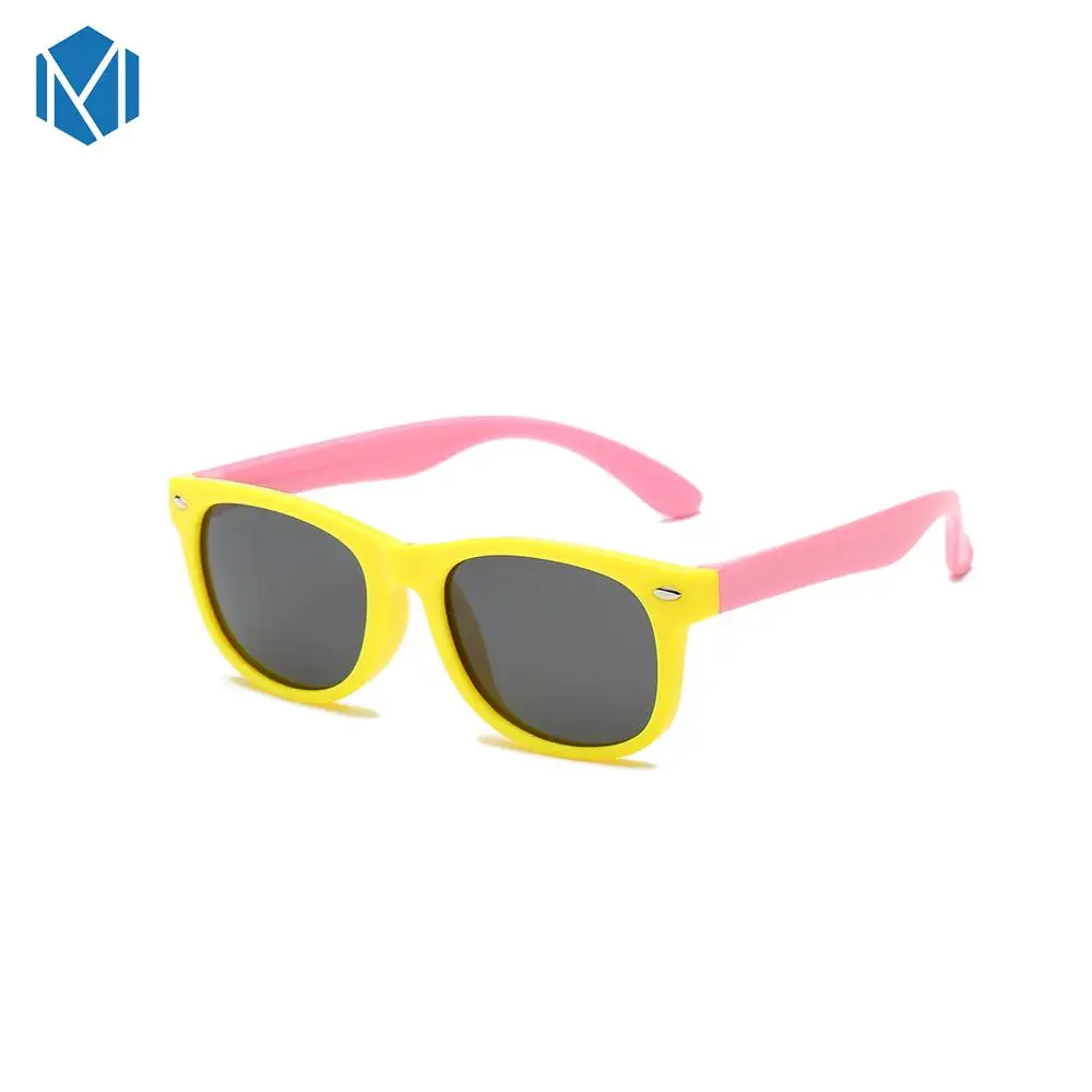 Новая модная детская одежда кремнезема солнцезащитные очки мягкого действия из алюминиево-магниевого сплава квадратный мальчики очки для детей в возрасте от года до UV400 солнцезащитные очки gafas de sol mujer - Цвет линз: D